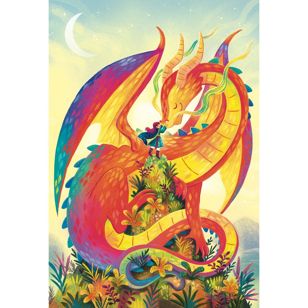 Puzzle - Cobble Hill - Rainbow Dragon - 100pc