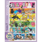 Puzzle - Cobble Hill - Doodlecat Days - 100pc