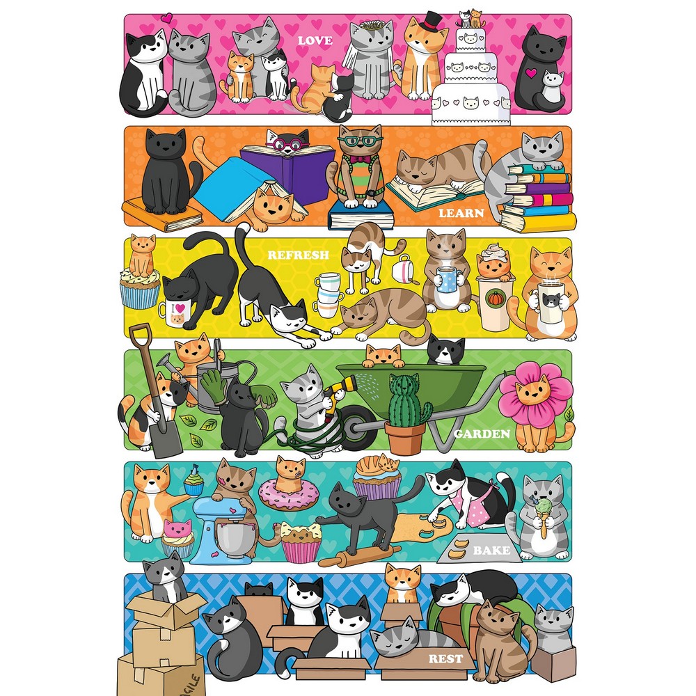Puzzle - Cobble Hill - Doodlecat Days - 100pc
