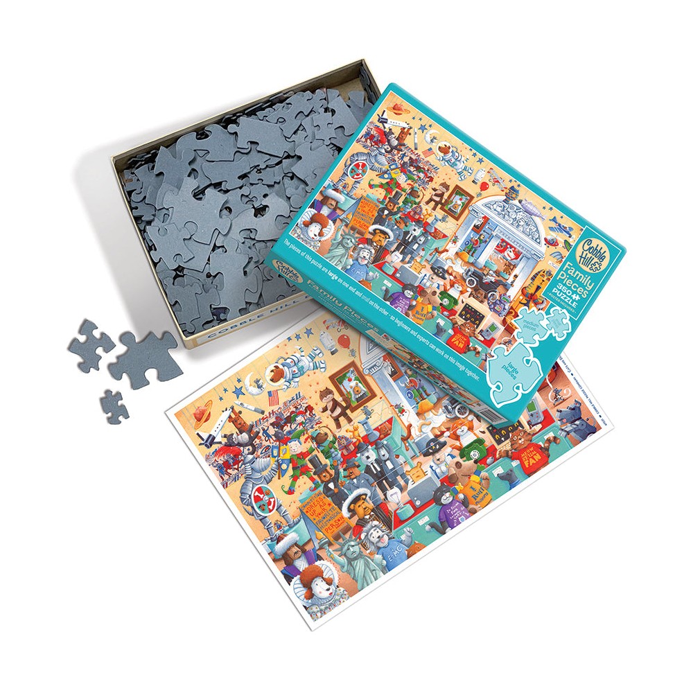 Puzzle - Cobble Hill - Cats and Dogs Museum (Family) - 350pc