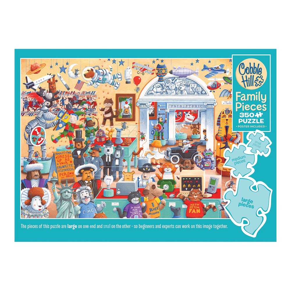 Puzzle - Cobble Hill - Cats and Dogs Museum (Family) - 350pc