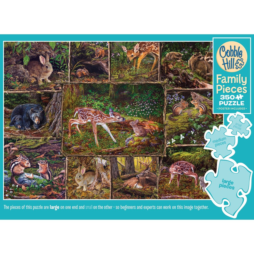 Puzzle - Cobble Hill - Into the Woods (Family) - 350pc