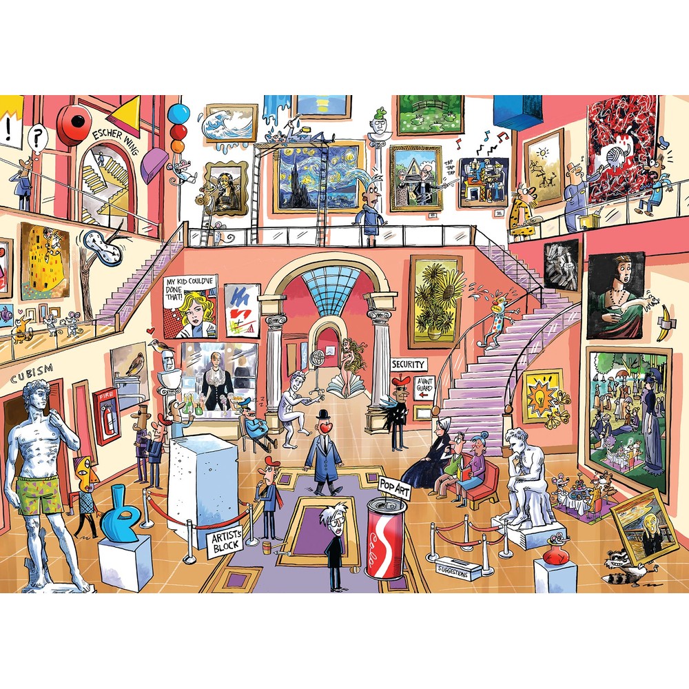 Puzzle - Cobble Hill - DoodleTown: Museum Mischief - 1000pc
