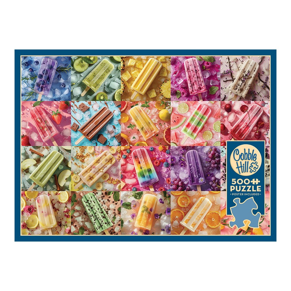 Puzzle - Cobble Hill - Ice Lollies - 500pc