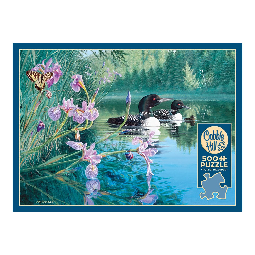 Puzzle - Cobble Hill - Iris Cove Loons - 500pc