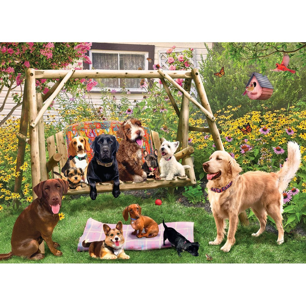 Puzzle - Cobble Hill - Doggie Daycare - 500pc