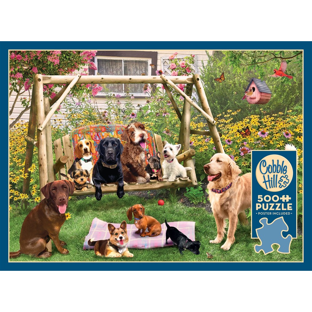 Puzzle - Cobble Hill - Doggie Daycare - 500pc