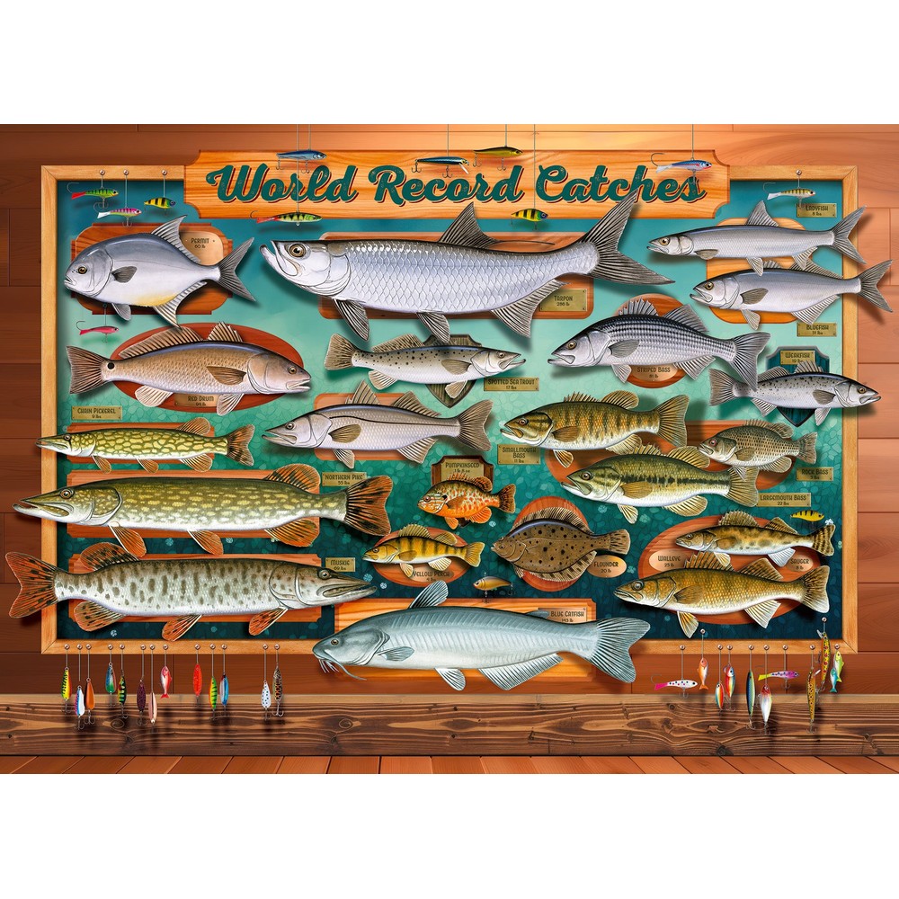Puzzle - Cobble Hill - World Record Catches - 500pc