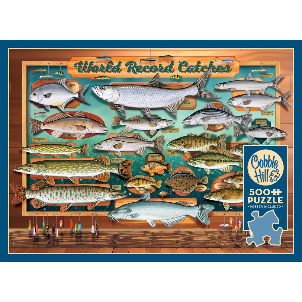 Puzzle - Cobble Hill - World Record Catches - 500pc