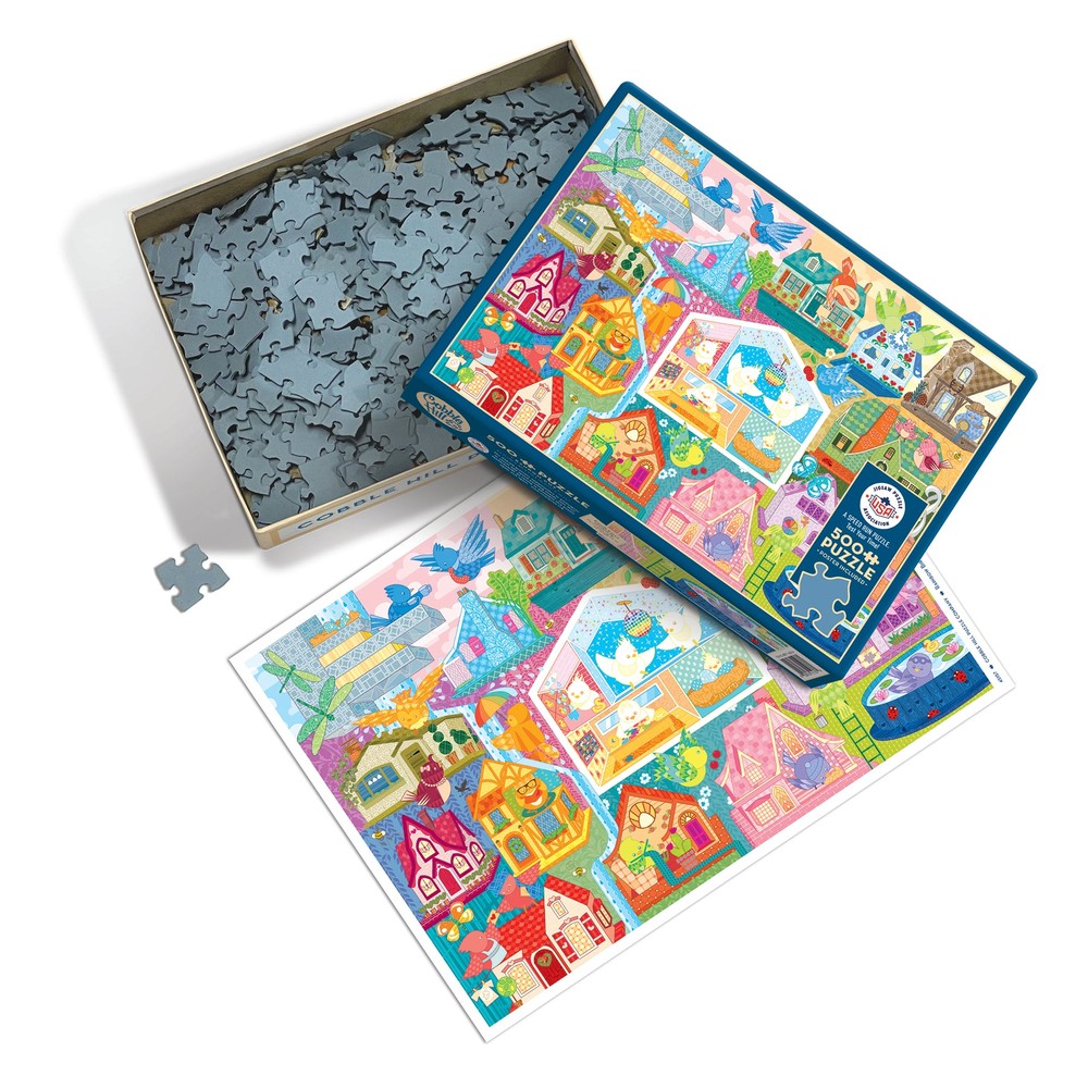Puzzle - Cobble Hill - Rainbow Birdies - 500pc