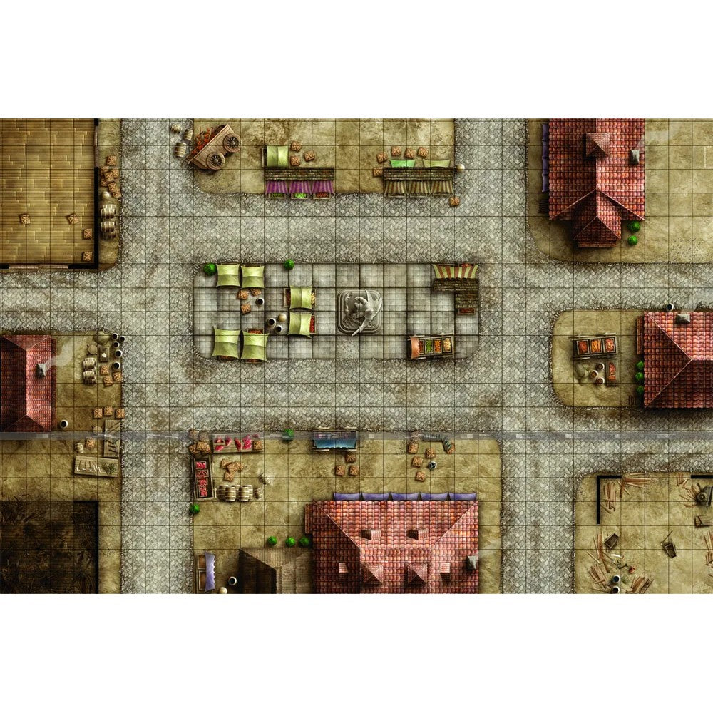RPG Mat - Market Square