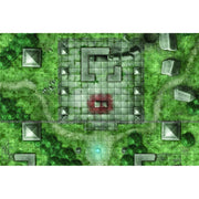 RPG Mat - Jungle Temple