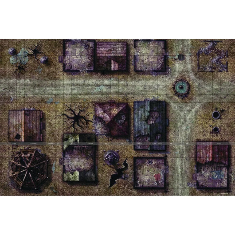 RPG Mat - Abandoned Hamlet