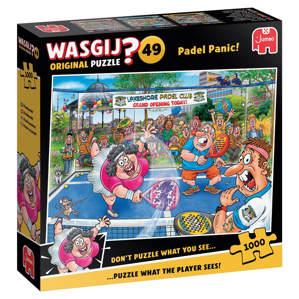 Puzzle - Holdson - Wasgij? - Original - #49 - Padel Panic! 1000pc
