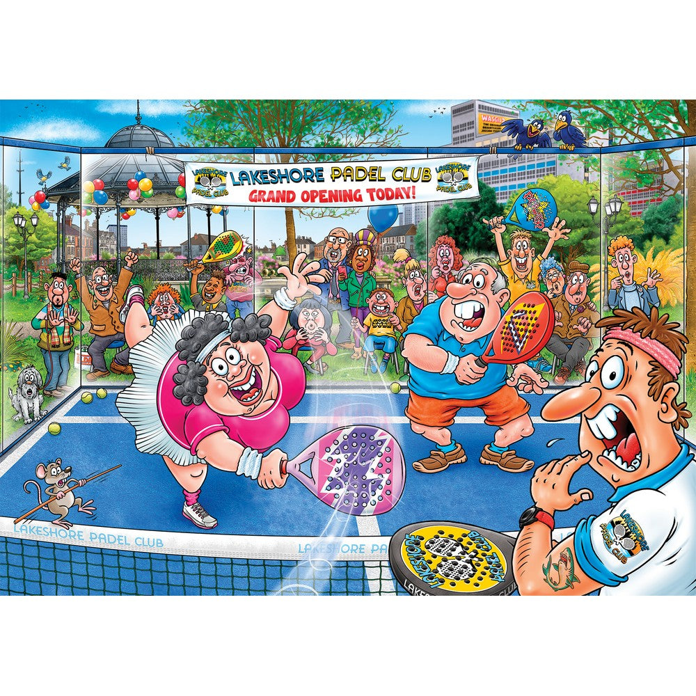 Puzzle - Holdson - Wasgij? - Original - #49 - Padel Panic! 1000pc
