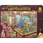 Puzzle - Holdson - The Shedquarters - 1000pc Puzzle - Train Shed