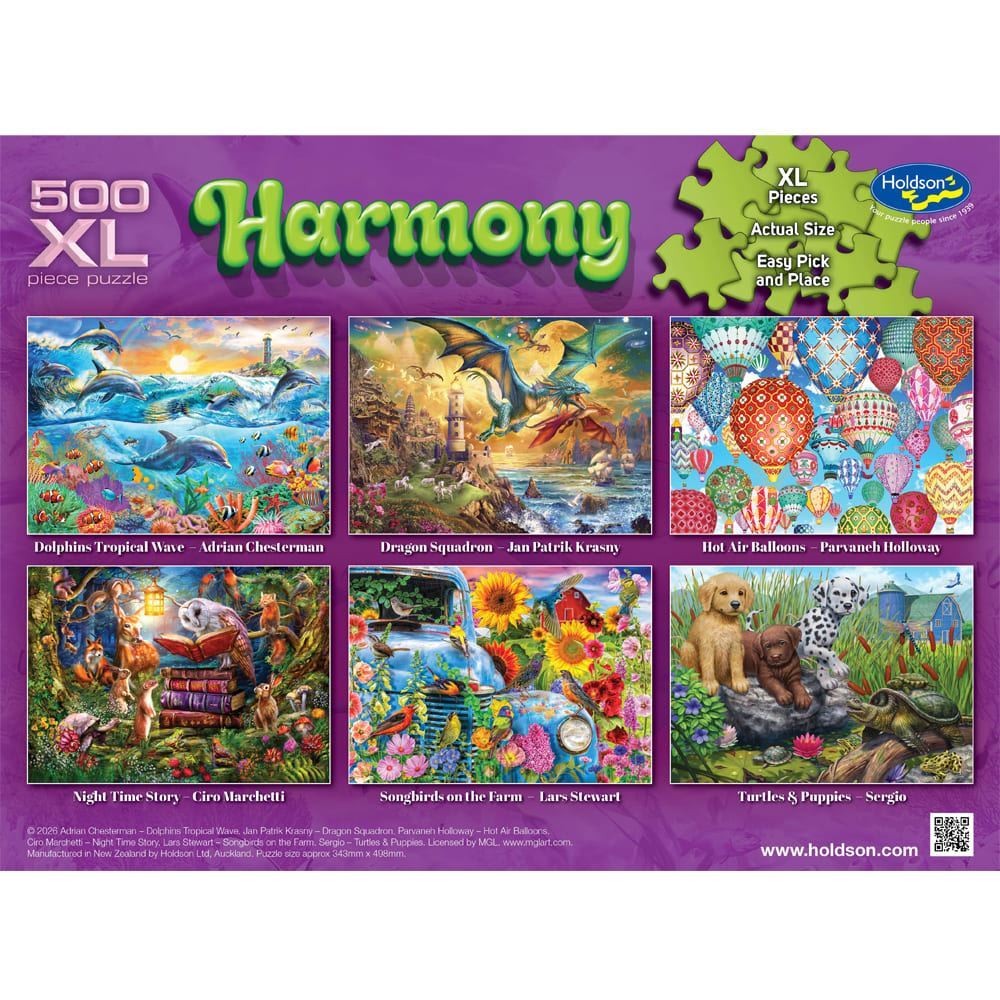 Puzzle - Holdson - Harmony - 500XLpc Puzzle - Night Time Story