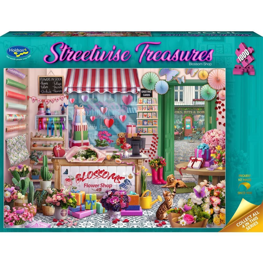 Puzzle - Holdson - Streetwise Treasures - 1000pc Puzzle - Blossom Shop