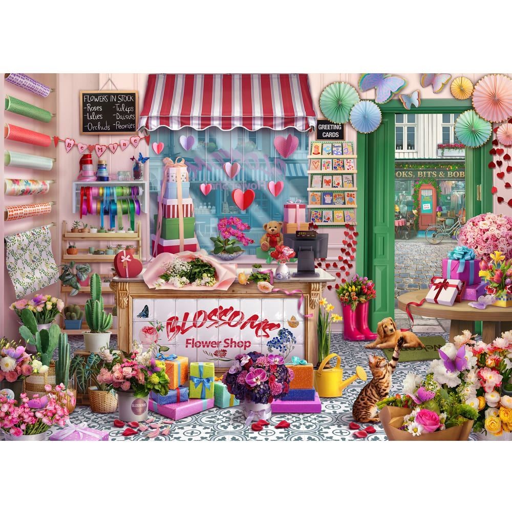Puzzle - Holdson - Streetwise Treasures - 1000pc Puzzle - Blossom Shop