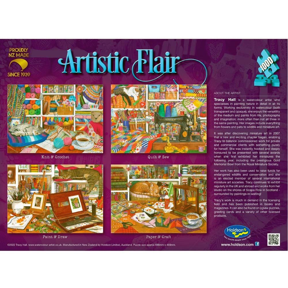 Puzzle - Holdson - Artistic Flair - 1000pc Puzzle - (Master)