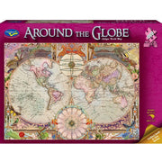 Puzzle - Holdson - Around the Globe - 1000pc Puzzle - Antique World Map