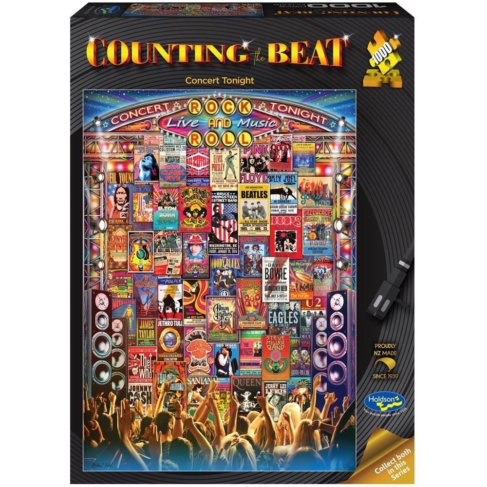 Puzzle - Holdson - Counting the Beat - 1000pc Puzzle - Concert Tonight