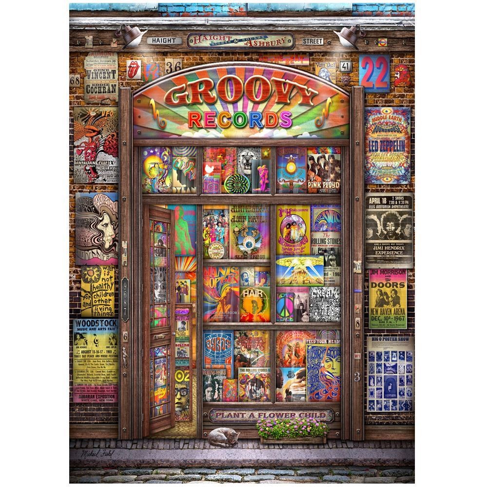 Puzzle - Holdson - Counting the Beat - 1000pc Puzzle - Groovy Records