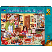 Puzzle - Holdson - Grandchildren Make Life Grand - 1000pc Puzzle- Strawberry Jam