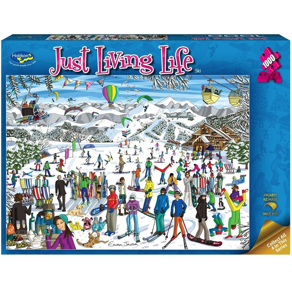 Puzzle - Holdson - Just Living Life - 1000pc Puzzle - Ski