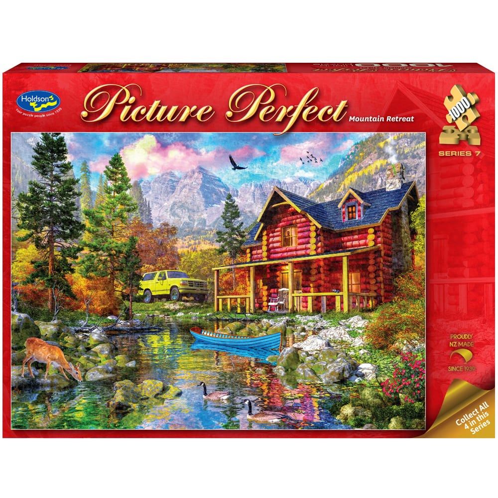 Puzzle - Holdson - Picture Perfect S7 - 1000pc Puzzle - Mountain Retreat