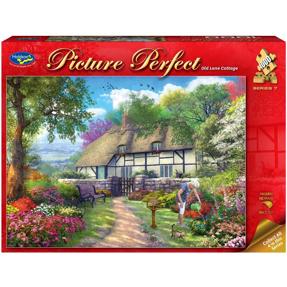 Puzzle - Holdson - Picture Perfect S7 - 1000pc Puzzle - Old Lane Cottage