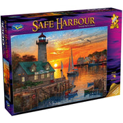 Puzzle - Holdson - Safe Harbour - 1000pc Puzzle - Setting Sail Sunset