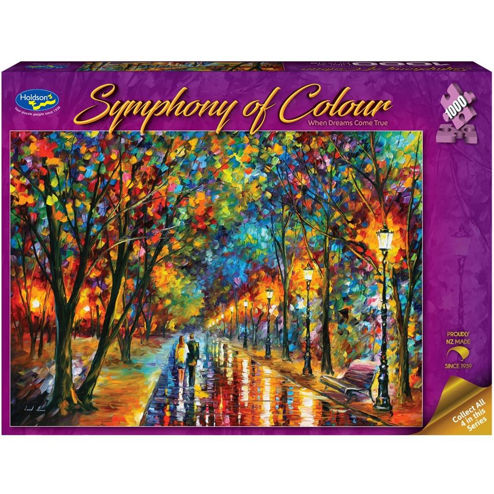 Puzzle - Holdson - Symphony of Colour - 1000pc Puzzle - When Dreams Come ..
