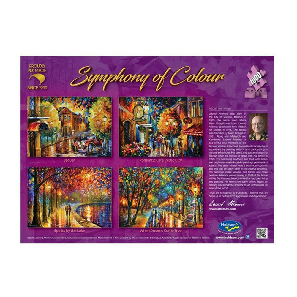 Puzzle - Holdson - Symphony of Colour - 1000pc Puzzle - Jaguar