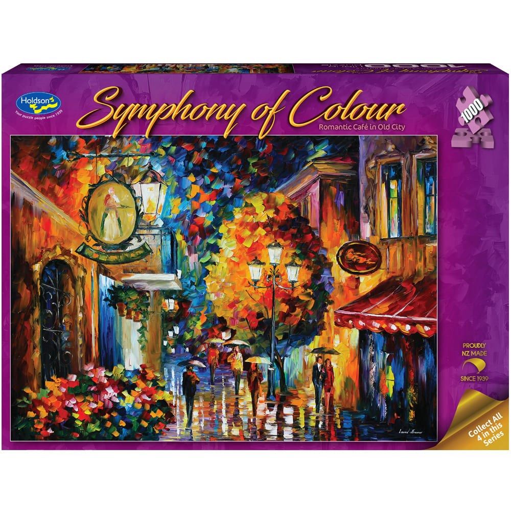 Puzzle - Holdson - Symphony of Colour - 1000pc Puzzle - Romantic Cafe