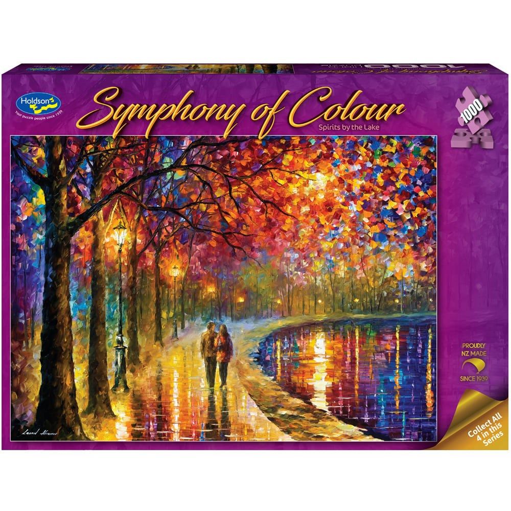 Puzzle - Holdson - Symphony of Colour - 1000pc Puzzle - Spirits By The Lake