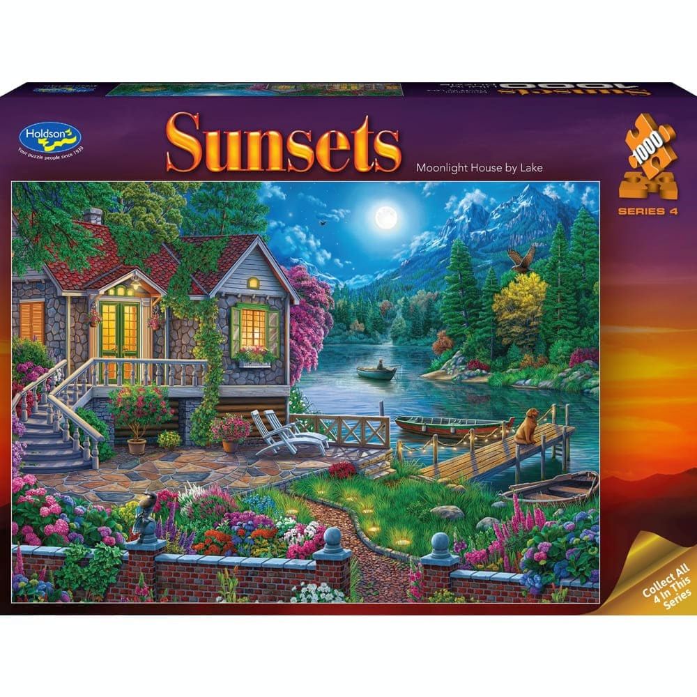 Puzzle - Holdson - Sunsets S4 - 1000pc Puzzle - Moonlight House