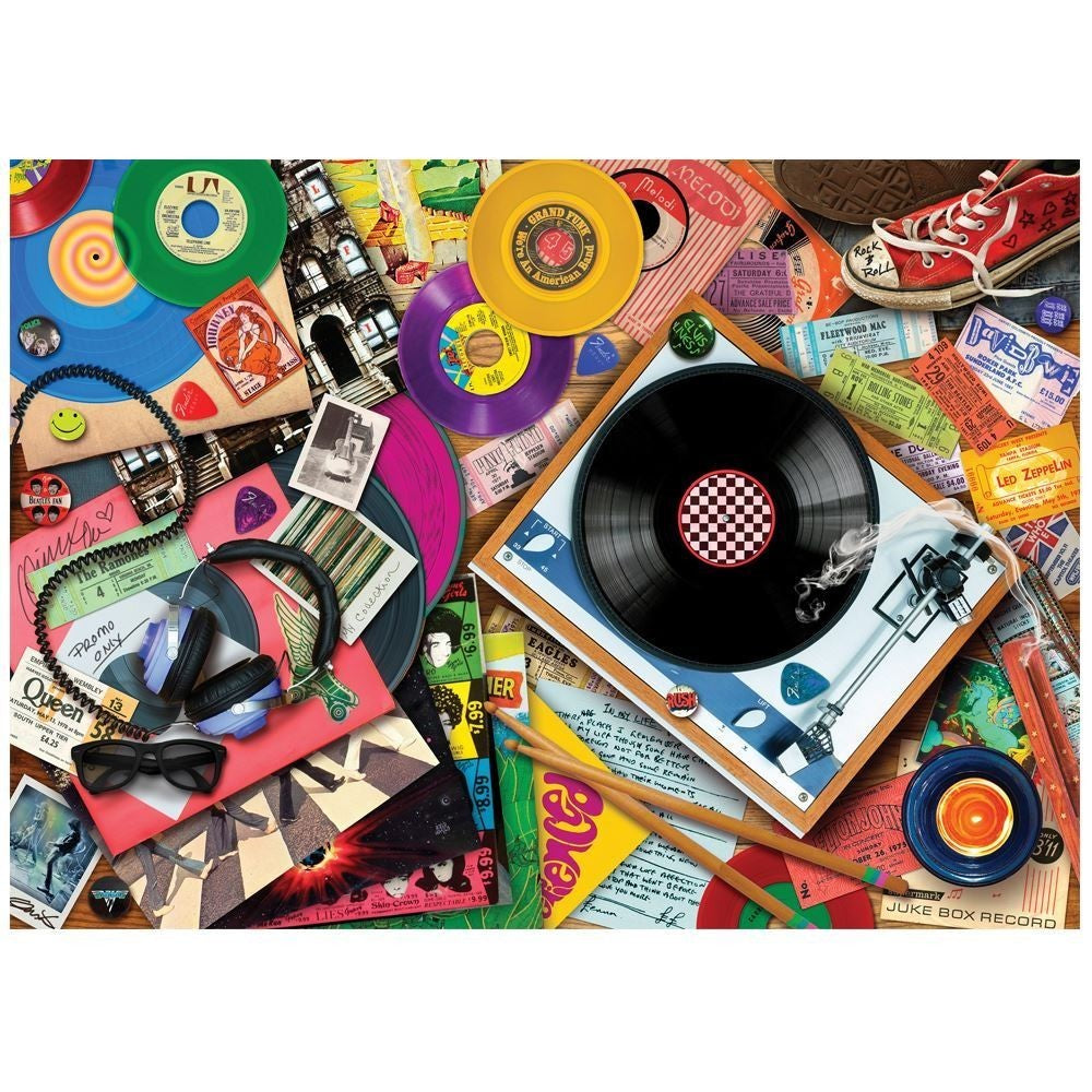 Puzzle - Holdson - TNTS3 - 1000pc Puzzle - Viva La Vinyl