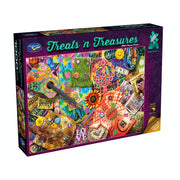 Puzzle - Holdson - TNTS3 - 1000pc Puzzle - 60S Flower Power