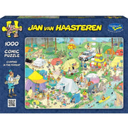 Puzzle - Holdson - Van Haasteren - 1000pc Puzzle - Camping In Forest