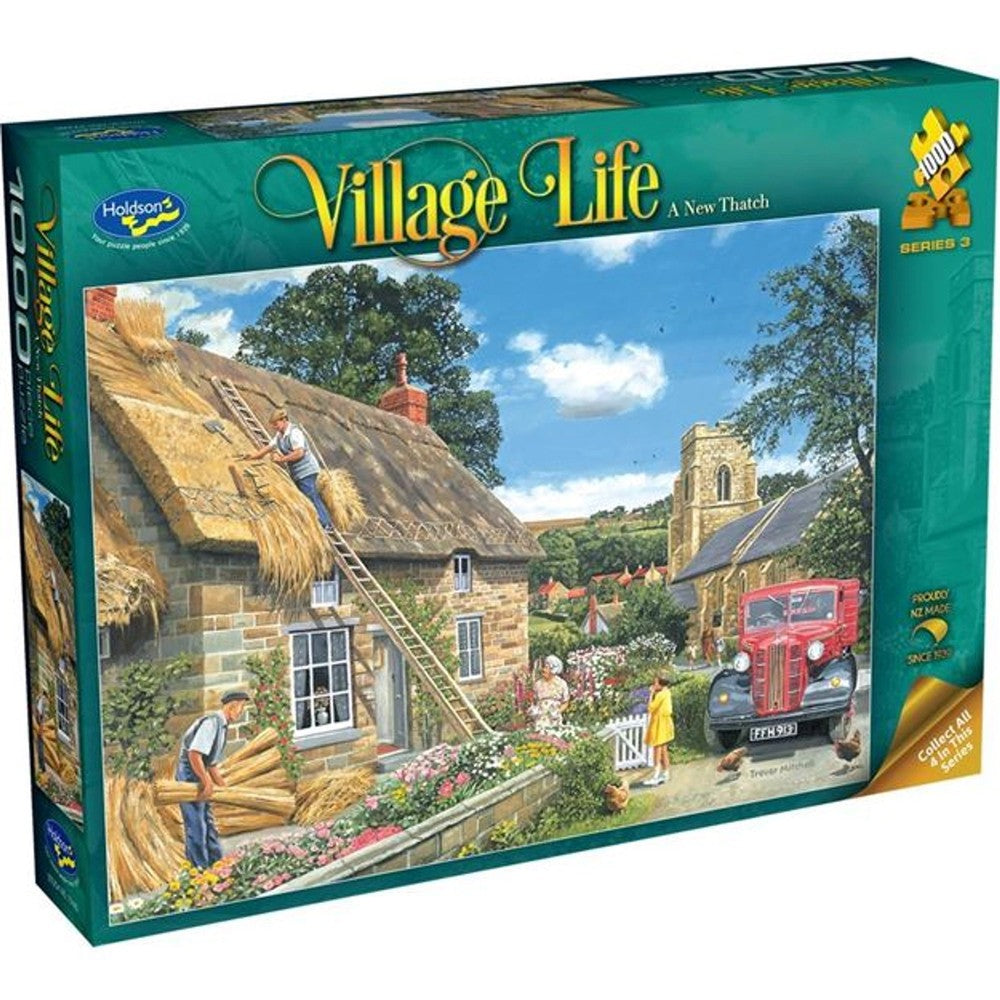 Puzzle - Holdson - Village Life S3 - 1000pc - A New Thatch