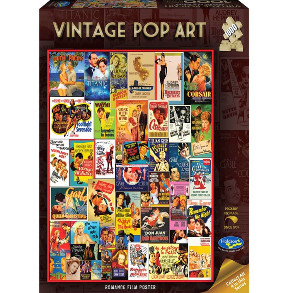 Puzzle - Holdson - Vintage Pop Art - 1000pc Puzzle - Romance Film Poster