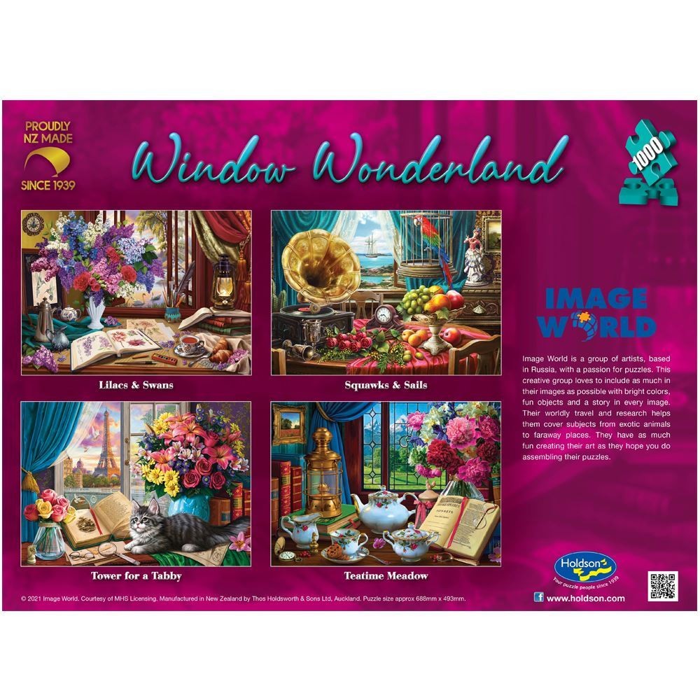 Puzzle - Holdson - Window Wonderland - 1000pc Puzzle - Squawks & Sails