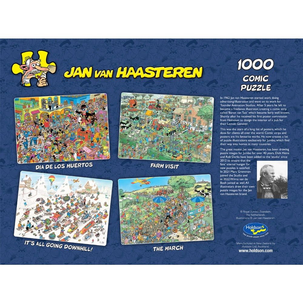 Puzzle - Holdson - Van Haasteren - 1000pc Puzzle - SET OF FOUR