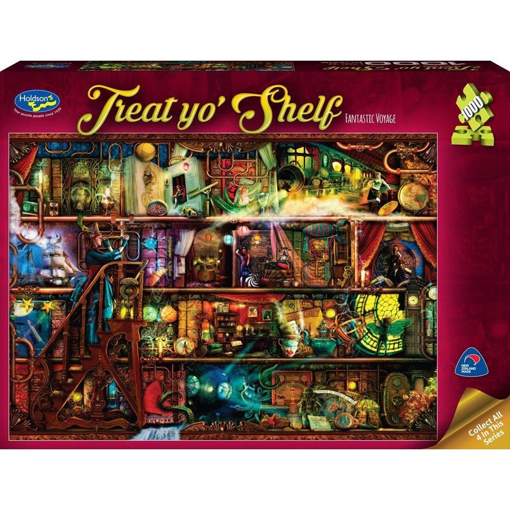 Puzzle - Holdson - Treat Yo' Shelf - 1000pc Puzzle - Fantastic Voyage