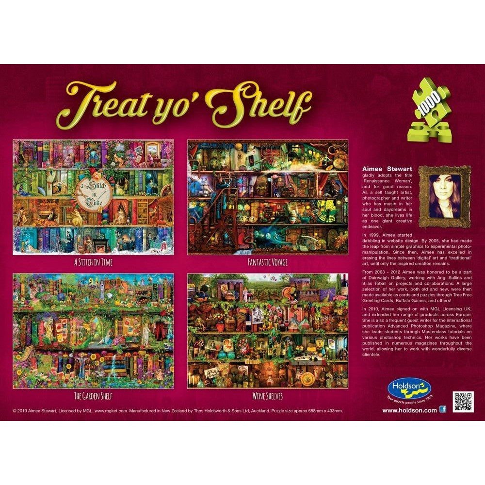 Puzzle - Holdson - Treat Yo' Shelf - 1000pc Puzzle - Fantastic Voyage