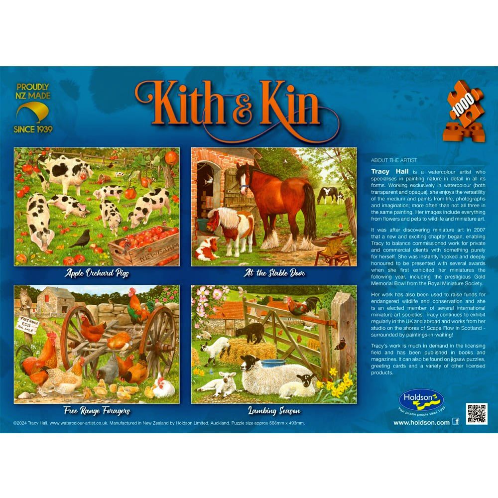 Puzzle - Holdson - Kith & Kin - 1000pc Puzzle - SET OF FOUR