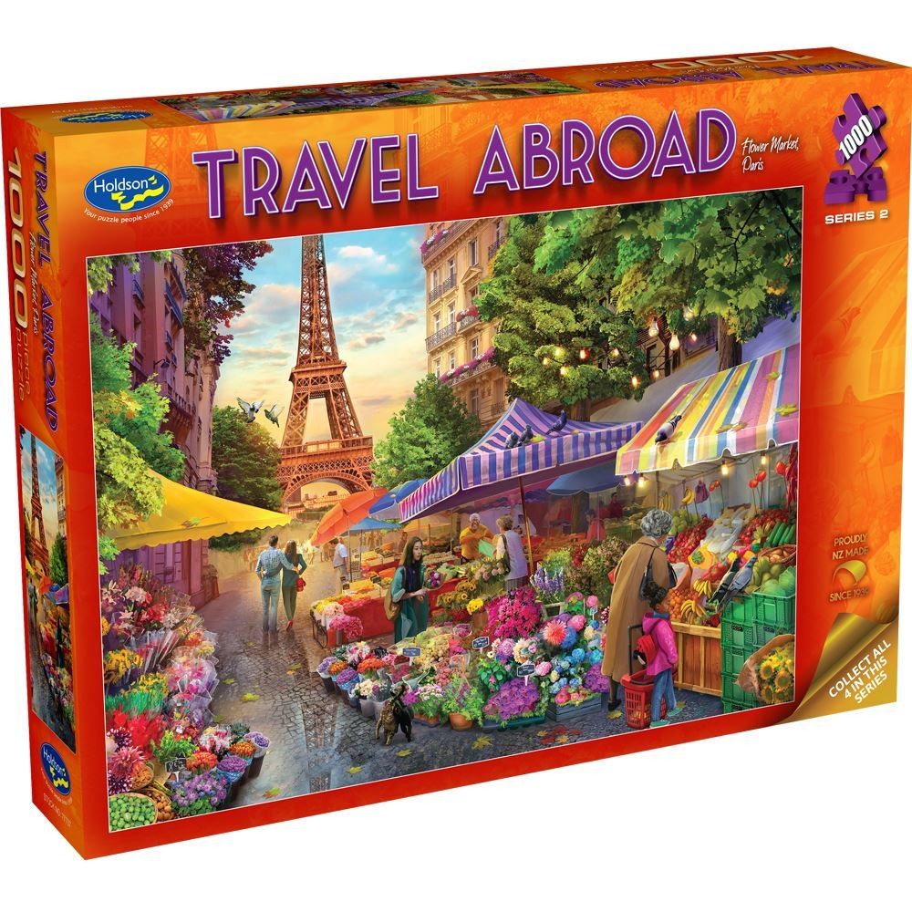 Puzzle - Holdson - Travel Abroad S2 - 1000pc Puzzle - SET OF FOUR