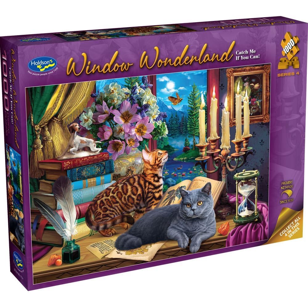 Puzzle - Holdson - Window Wonderland S4 - 1000pc Puzzle - SET OF FOUR