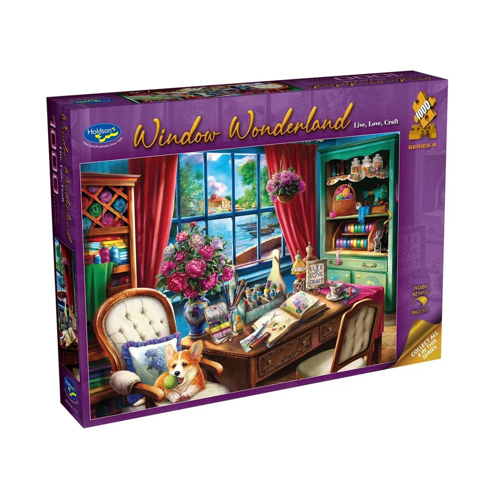Puzzle - Holdson - Window Wonderland S4 - 1000pc Puzzle - SET OF FOUR